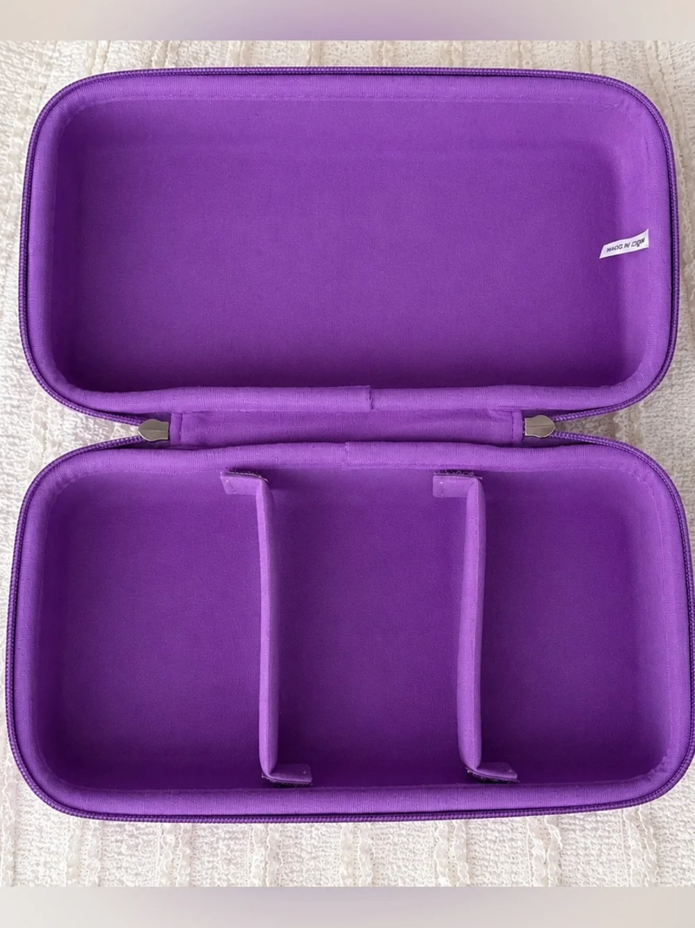 Purple Travel Storage Case Organizer | Speaker Case | 10” x 5” x 4.5”
